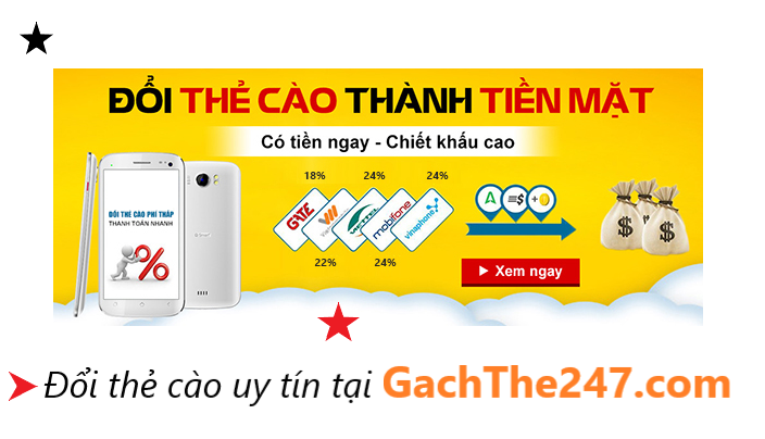 Địa chỉ Đổi Thẻ Cào 24/7 Sang Tiền Mặt Mới Nhất - Doithecao247 - Ảnh 2